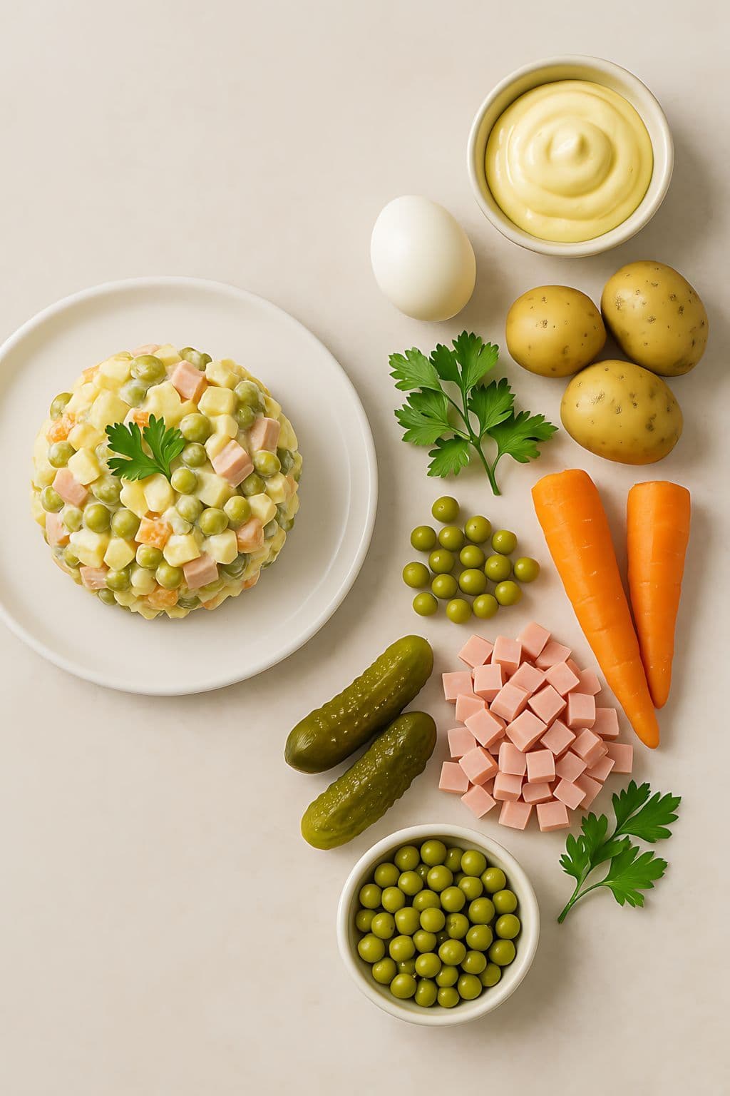 Салат "Оливье"